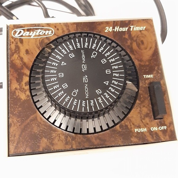 Vintage Dayton 24HR Multiple Automatic Program Timer Made in USA Model 2… - Picture 4 of 5